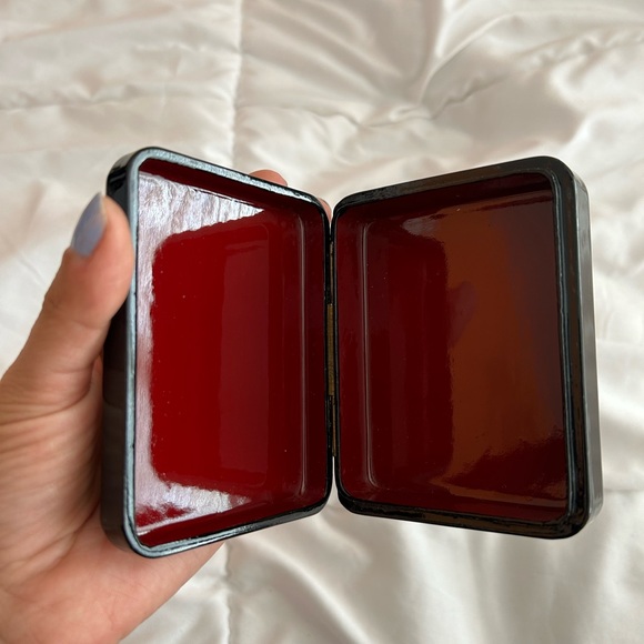 Handmade hand painted ballerina jewelry box with opal inlay - Picture 3 of 4